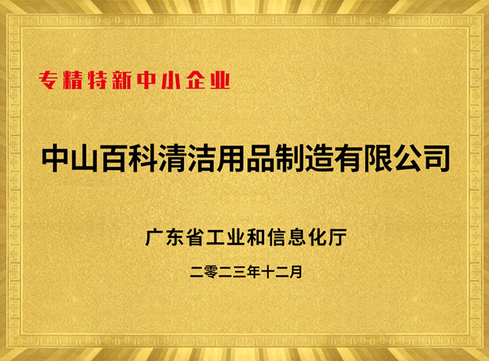 Specialized, specialized and innovative small and medium-sized enterprises